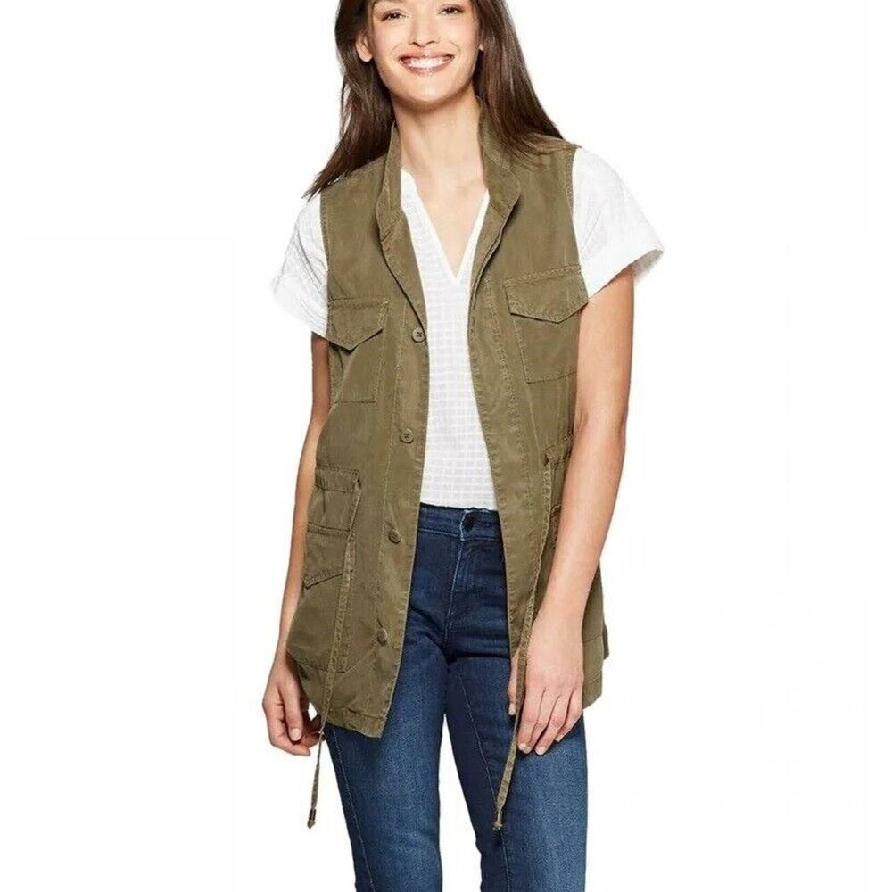 Universal Thread Women's Utility Military Vest Jacket